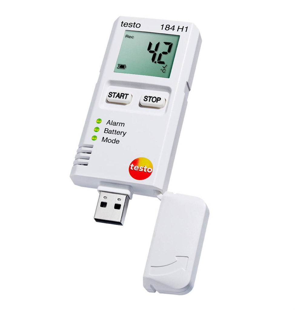 Testo 184 H1 USB Humidity and Temperature Data Logger - 0572 1845