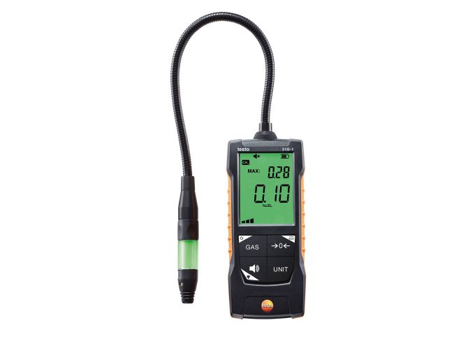 Testo 316-1 Gas Leak Detector with Flexible Probe 0560 3162