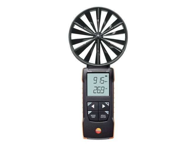Testo 417 Compact 100mm Vane-Anemometer with Smart App 0563 0417