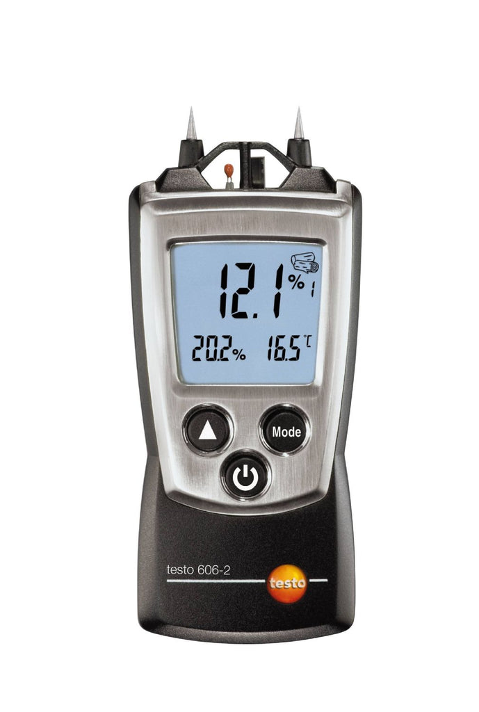 Testo 606-2 Pocket Material Moisture Meter with Temperature and Humidity - 0560 6062