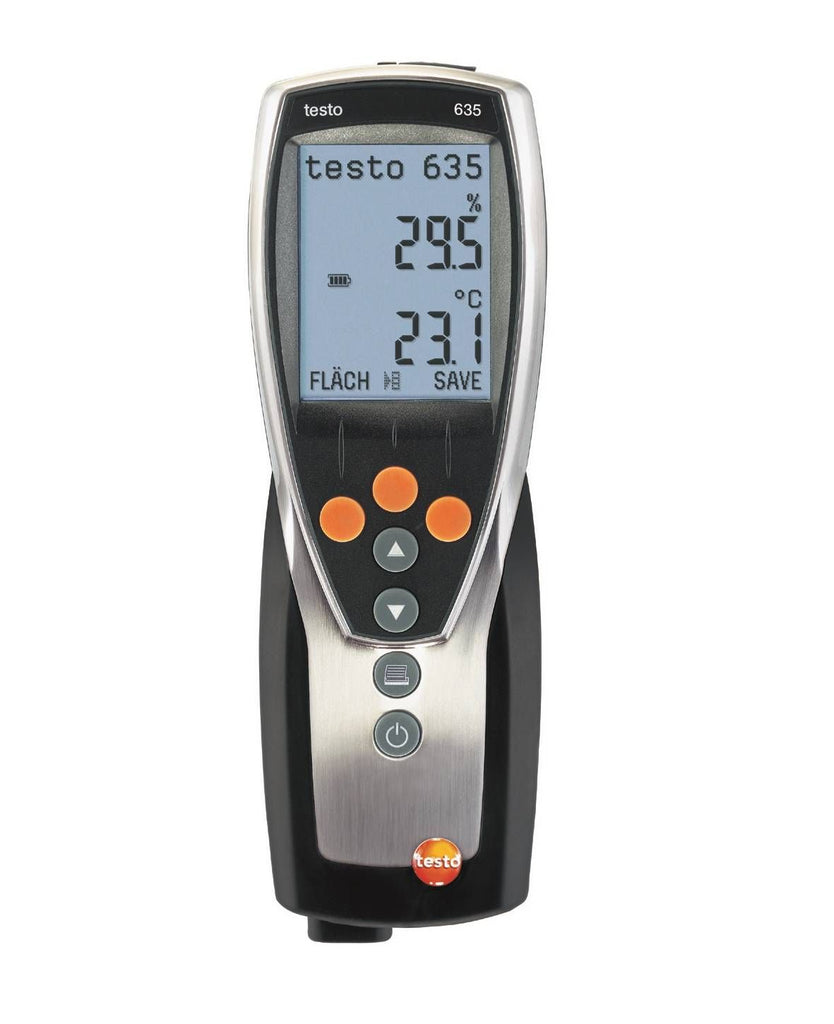 Testo 635-1 Thermohygrometer with U-Value Probe Connection - 0560 6351
