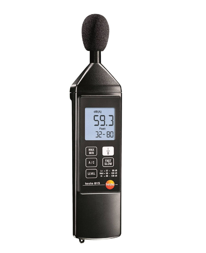Testo 815 Sound Level Measuring Instrument 31.5 Hz to 8 kHz - 0563 8155