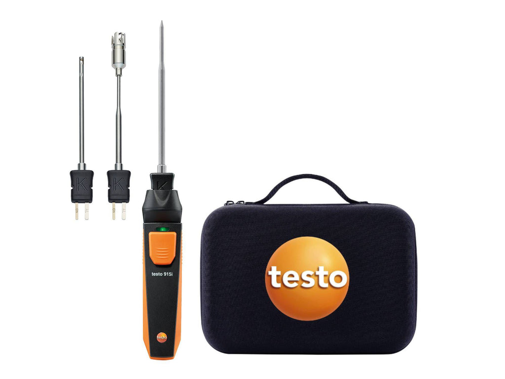 Testo 915i Smart Thermometer with 3 Temperature Probes 0563 5915